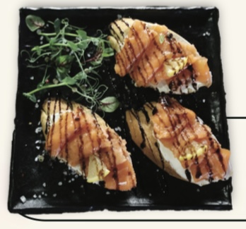 Salmon Bruschetta